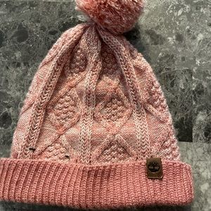 Pink Timberland Infant Beanie‎ Hat